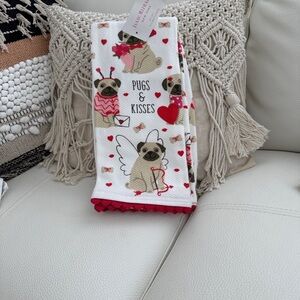 Valentine’s Day Pug Themed Kitchen Towels